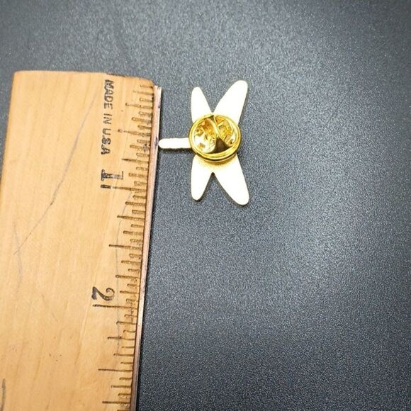 DRAGONFLY pin with constellation moon and stars - Picture 4 of 4